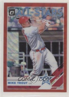 2019 Panini Donruss Optic - [Base] - Red Wave Prizm #100 - All-Stars - Mike Trout