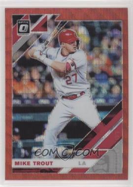 2019 Panini Donruss Optic - [Base] - Red Wave Prizm #170 - Mike Trout