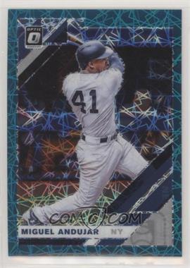 2019 Panini Donruss Optic - [Base] - Teal Velocity Prizm #129 - Miguel Andujar /35