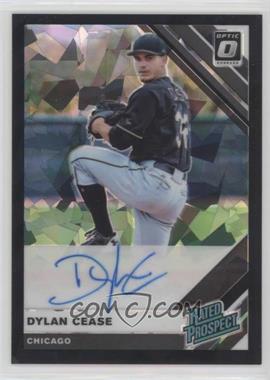 2019 Panini Donruss Optic - Rated Prospects Signatures - Black Cracked Ice Prizm #RPS-DC - Dylan Cease /25