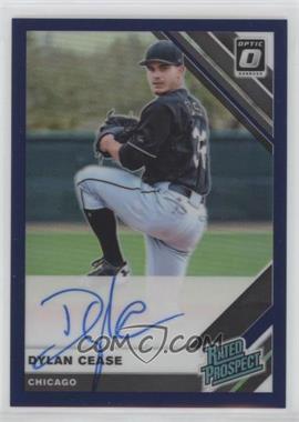 2019 Panini Donruss Optic - Rated Prospects Signatures - Light Blue Prizm #RPS-DC - Dylan Cease /35