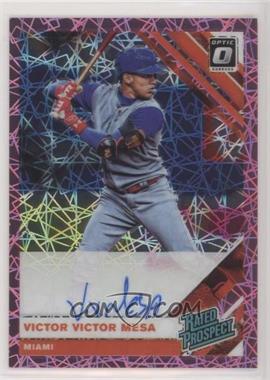 2019 Panini Donruss Optic - Rated Prospects Signatures - Pink Velocity Prizm #RPS-VV - Victor Victor Mesa