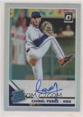 2019 Panini Donruss Optic - Rated Rookie Signatures - Holo Prizm #RRS-CP - Cionel Perez