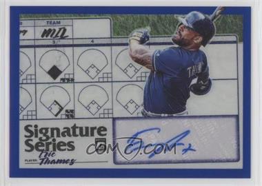 2019 Panini Donruss Optic - Signature Series - Blue Prizm #SS-ET - Eric Thames /50