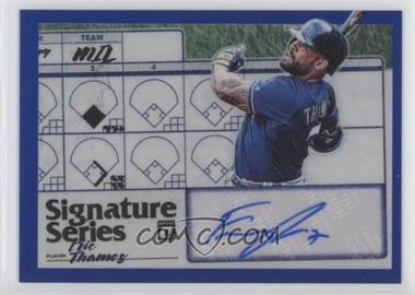 2019 Panini Donruss Optic - Signature Series - Blue Prizm #SS-ET - Eric Thames /50