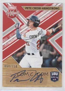 2019 Panini Elite Extra Edition - 18U National Team Signatures - Red #18U-PC - Pete Crow-Armstrong /150
