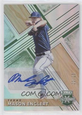 2019 Panini Elite Extra Edition - [Base] - Autographs Emerald #143 - Mason Englert /25