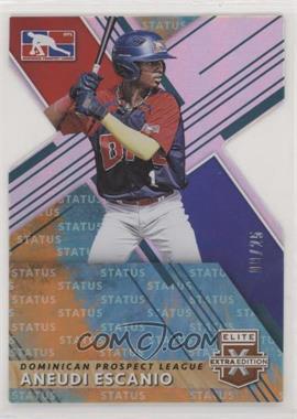 2019 Panini Elite Extra Edition - [Base] - Status Tie-Dye Die-Cut #202 - Dominican Prospect League - Aneudi Escanio /25