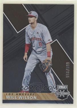 2019 Panini Elite Extra Edition - [Base] #15 - Will Wilson /999