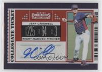 Jeff Criswell [EX to NM] #/150