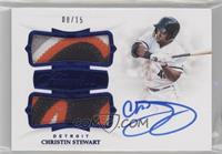 Christin Stewart #/15