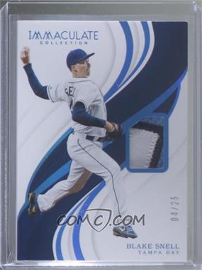 2019 Panini Immaculate Collection - [Base] - Blue #71 - Blake Snell /25