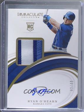 2019 Panini Immaculate Collection - [Base] #12 - Rookie Patch Auto - Ryan O'Hearn /99 [EX to NM]