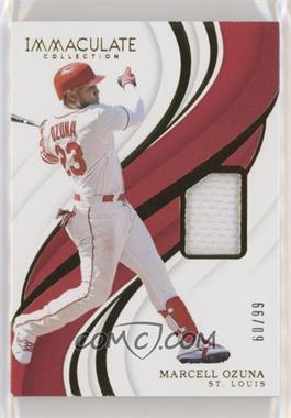 2019 Panini Immaculate Collection - [Base] #125 - Marcell Ozuna /99