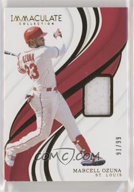 2019 Panini Immaculate Collection - [Base] #125 - Marcell Ozuna /99