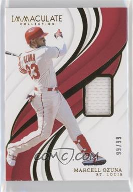 2019 Panini Immaculate Collection - [Base] #125 - Marcell Ozuna /99