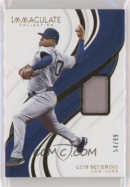 2019 Panini Immaculate Collection - [Base] #131 - Luis Severino /99
