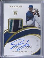 Rookie Patch Auto - Justus Sheffield #/99