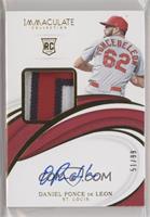 Rookie Patch Auto - Daniel Ponce de Leon #/99