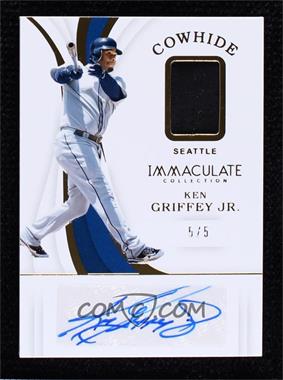 2019 Panini Immaculate Collection - Cowhide #C-JR - Ken Griffey Jr. /5 [Noted]
