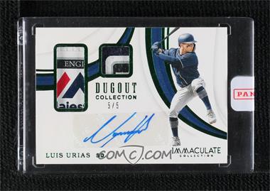2019 Panini Immaculate Collection - Dugout Collection - Laundry Tag #DC-LU - Luis Urias /5 [Uncirculated]