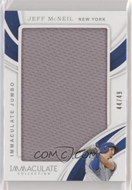 2019 Panini Immaculate Collection - Immaculate Jumbos #IJ-JM - Jeff McNeil /49