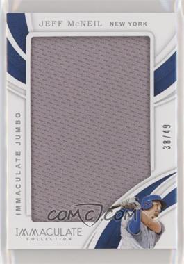 2019 Panini Immaculate Collection - Immaculate Jumbos #IJ-JM - Jeff McNeil /49