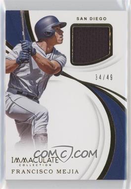 2019 Panini Immaculate Collection - Immaculate Swatches #IS-FM - Francisco Mejia /49 [EX to NM]