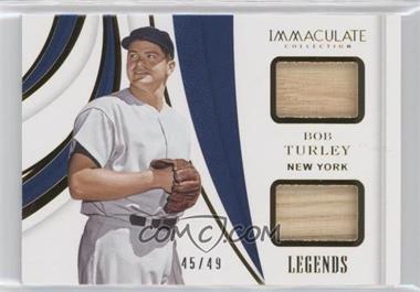 2019 Panini Immaculate Collection - Legends Dual Materials #LDM-BT - Bob Turley /49