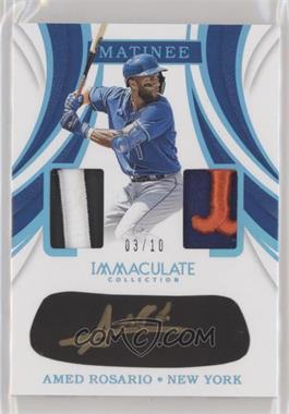 2019 Panini Immaculate Collection - Matinee - Blue #MA-AR - Amed Rosario /10