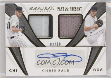 2019 Panini Immaculate Collection - Past and Present Autographs #PP-CS - Chris Sale /10