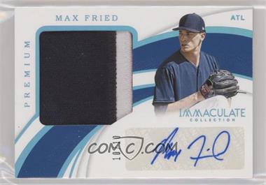 2019 Panini Immaculate Collection - Premium - Blue #PR-MF - Max Fried /10