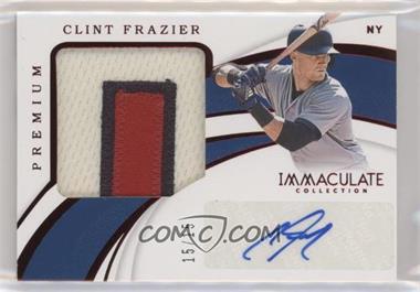 2019 Panini Immaculate Collection - Premium - Red #PR-CF - Clint Frazier /15