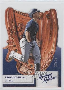 2019 Panini Leather & Lumber - [Base] - Die-Cut Blue #39 - Gloves - Francisco Mejia /25