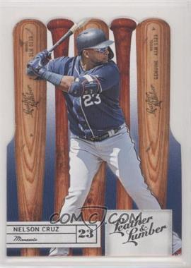 2019 Panini Leather & Lumber - [Base] - Die-Cut #100 - Bats - Nelson Cruz