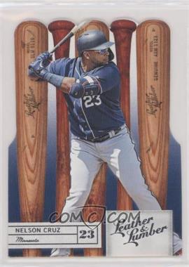 2019 Panini Leather & Lumber - [Base] - Die-Cut #100 - Bats - Nelson Cruz