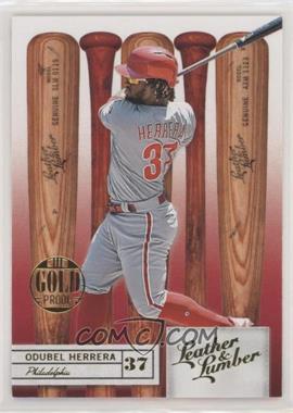 2019 Panini Leather & Lumber - [Base] - Embossed Gold Proof #94 - Bats - Odubel Herrera