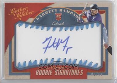 2019 Panini Leather & Lumber - [Base] - Rookie Signatures Baseball Light Blue #138 - Garrett Hampson /50