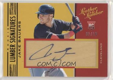 2019 Panini Leather & Lumber - [Base] - Rookie Signatures Lumber Black #106 - Jake Bauers /10