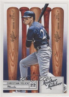 2019 Panini Leather & Lumber - [Base] #67 - Bats - Christian Yelich