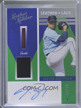 2019 Panini Leather & Lumber - Leather and Lace Signatures #LAS-JS - Justus Sheffield /25
