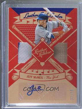 2019 Panini Leather & Lumber - Leather and Lumber Signatures - Blue #LLS-JM - Jeff McNeil /50