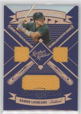 2019 Panini Leather & Lumber - Leather and Lumber Triple Relics - Silver #LLT-RL - Ramon Laureano /99