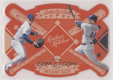 2019 Panini Leather & Lumber - Leather and Lumber #LAL-1 - Anthony Rizzo