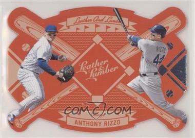 2019 Panini Leather & Lumber - Leather and Lumber #LAL-1 - Anthony Rizzo