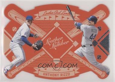 2019 Panini Leather & Lumber - Leather and Lumber #LAL-1 - Anthony Rizzo