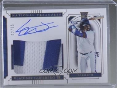 2019 Panini National Treasures - [Base] - Holo Gold #29 - Rookie Material Signatures - Vladimir Guerrero Jr. /25