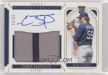 2019 Panini National Treasures - [Base] - Holo Gold #53 - Rookie Material Signatures 2 - Chris Paddack /25