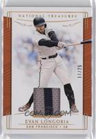 Evan Longoria #/25