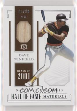 2019 Panini National Treasures - Hall of Fame Materials #HOF-DW - Dave Winfield /99